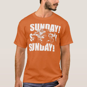 Grave Monster Lastbil Digger Söndag Söndag Söndag T Shirt