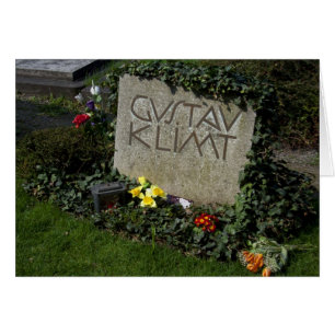 Grave of Gustav Klimt Hälsningskort