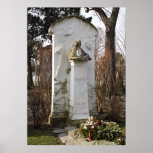 Grave of Johannes Brahms Poster