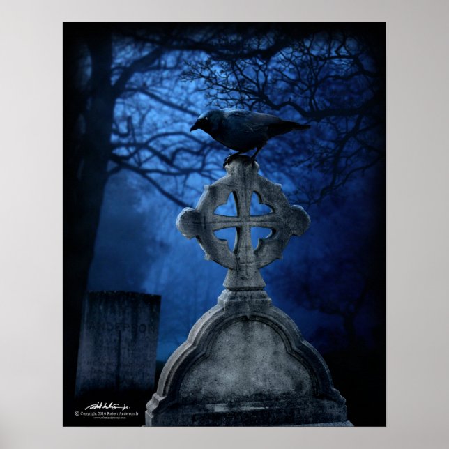 Grave Raven 16 x 20 Poster (Framsidan)