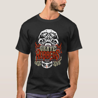 Grave Robbers Skull-Logotyp T Shirt