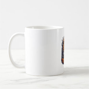 Grave Yard Gains Skelett Lyfter Skivstång Hallowee Kaffemugg