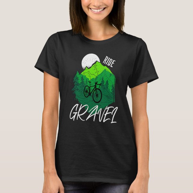 Gravel Bike Ride Gravel Gravel bike T Shirt (Framsida)