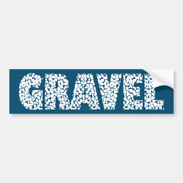 Gravel Cycling Bildekal (Framsidan)