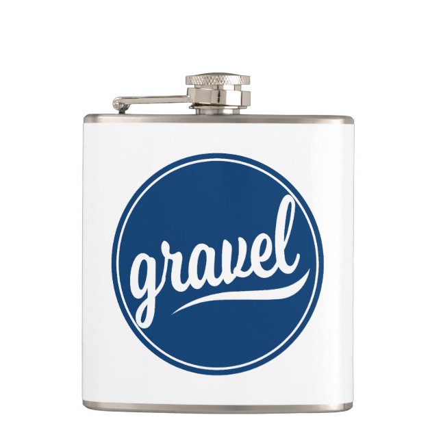 Gravel Cycling Blue Logotyp Fickplunta (Framsidan)