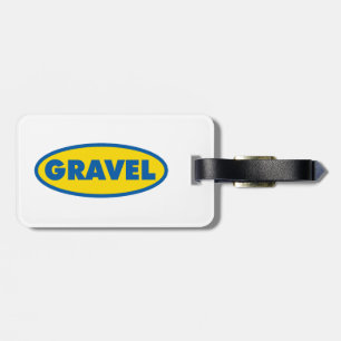 Gravel Cycling Gult Logotyp Bagagebricka