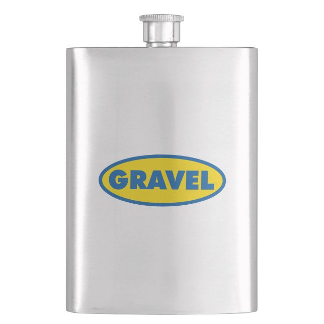 Gravel Cycling Gult Logotyp Fickplunta (Framsidan)