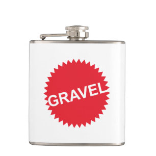 Gravel Cycling Red Logotyp Fickplunta