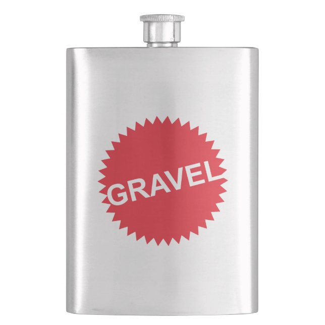 Gravel Cycling Red Logotyp Fickplunta (Framsidan)
