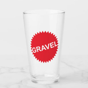Gravel Cycling Red Logotyp Glaskopp