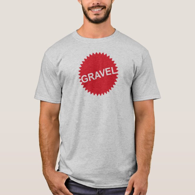 Gravel Cycling Red Logotyp T Shirt (Framsida)