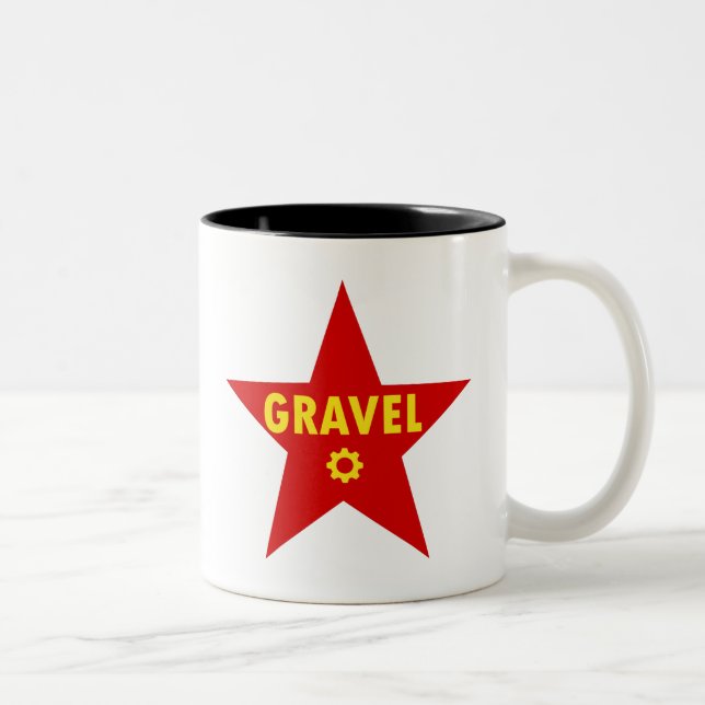 Gravel Cycling Star Två-Tonad Mugg (Höger)