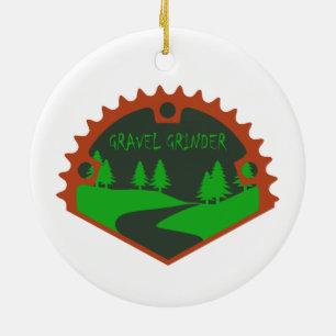 Gravel Grinder Julgransprydnad Keramik