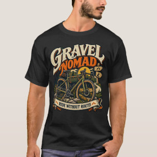 Gravel Nomad Gruscykel T-Shirt