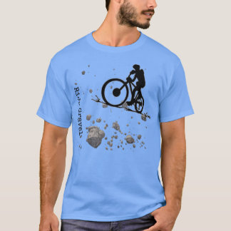 Gravel- och spritcykling på väg  t shirt