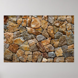 Gravel Small stone-vägg  Poster