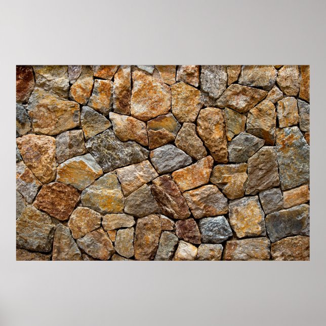 Gravel Small stone-vägg Poster (Framsidan)