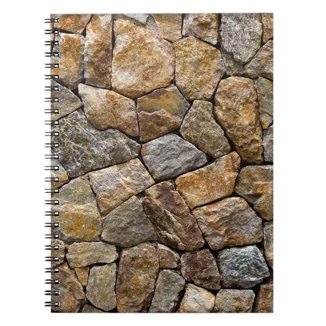 Gravel Stone Wall: Dekorativ design Anteckningsbok (Framsidan)