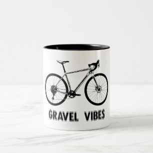 Gravel Vibes Cycling Två-Tonad Mugg