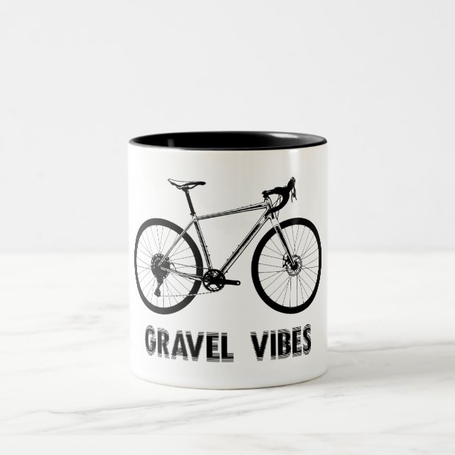 Gravel Vibes Cycling Två-Tonad Mugg (Center)