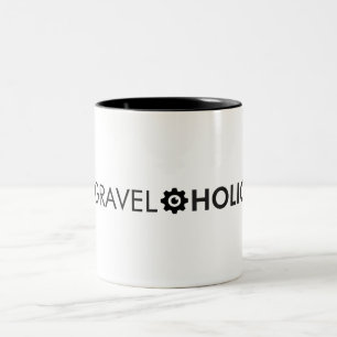 GravelaholGravel Cycling Två-Tonad Mugg