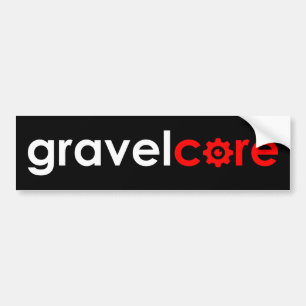 Gravelcore Gravel Cycling Bildekal