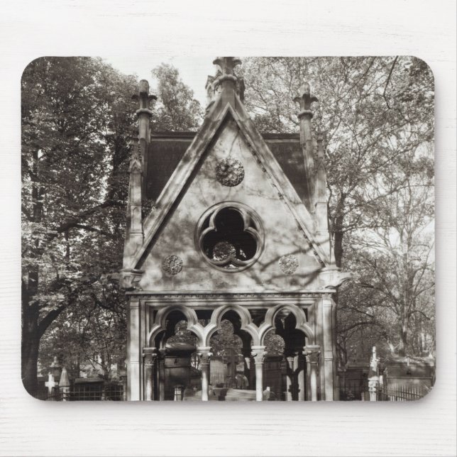 Graven av Abelard och Heloise som byggas i 1817 Musmatta (Framsidan)