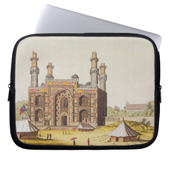 Graven av den Mughal kejsaren Akbar, från 'Le Cos Laptop Sleeve (Framsidan)
