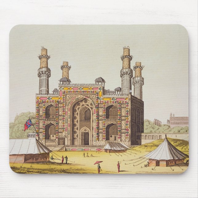 Graven av den Mughal kejsaren Akbar, från 'Le Cos Musmatta (Framsidan)