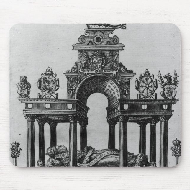 Graven av Elizabeth mig, 1620 Musmatta (Framsidan)