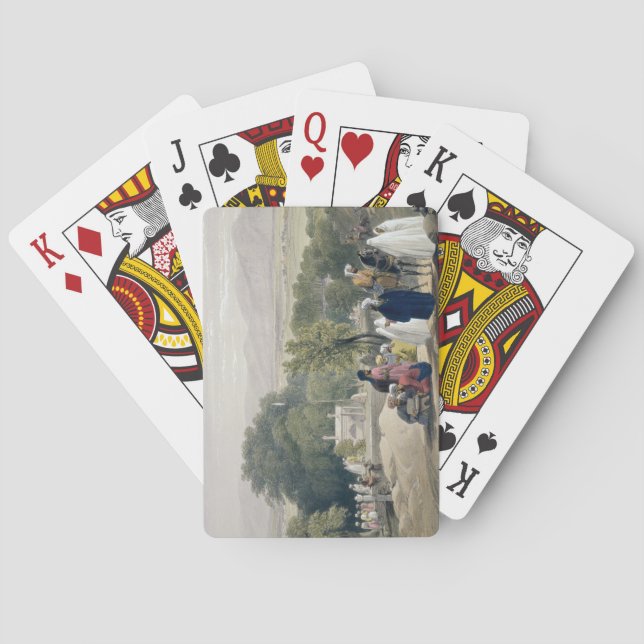 Graven av kejsaren Baber, från 'skissar i A Casinokort (Baksidan)