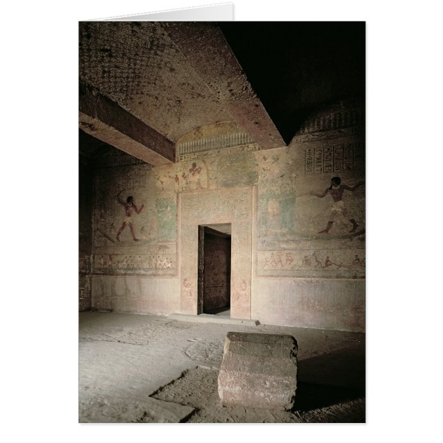 Graven av Khnumhotep III Hälsningskort (Framsidan)