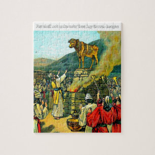 Graven avbilda tio Commandments Pussel