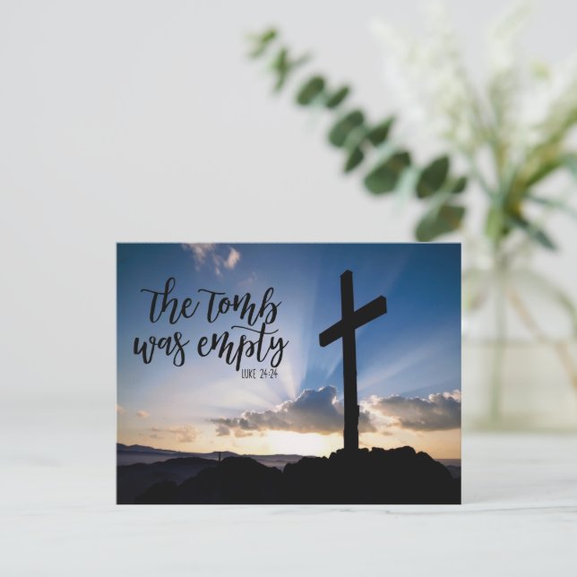 Graven Var Tom Julkort Vykort (Stående Fram)