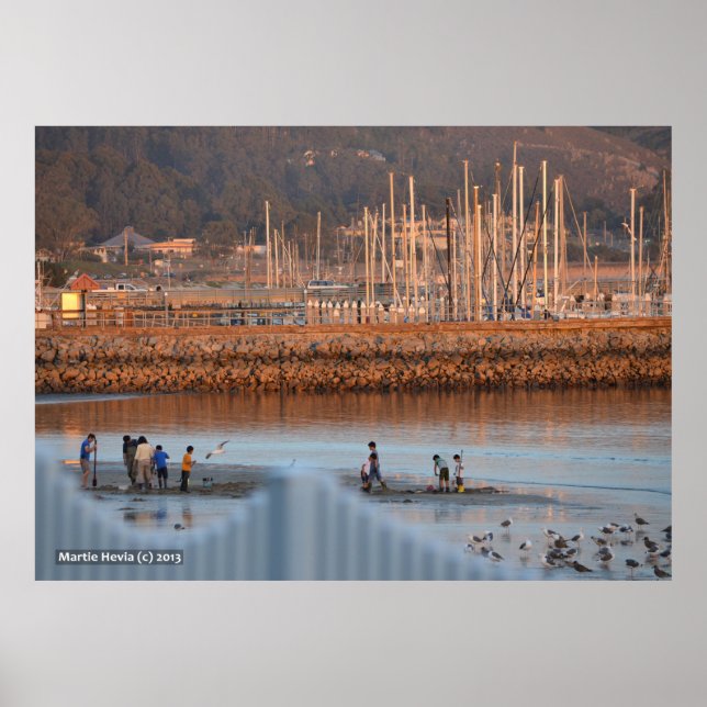 Gräver för Clams Poster (Framsidan)