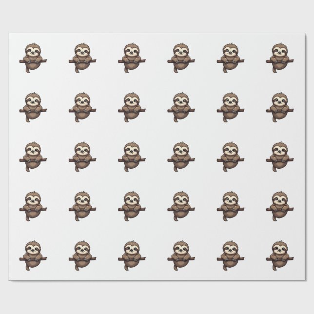 Graverad Tröja Med Sengångare Vintage Djurkonst (2 Presentpapper (Platt)