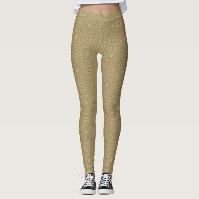 Graverade stentavlor Leggings (Framsida)