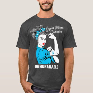 Graves Disease Warrior Unbreakable Awareness T Shirt