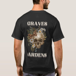 Graves Gardens Aesthetic Mörk Retro Sten Manar T Shirt