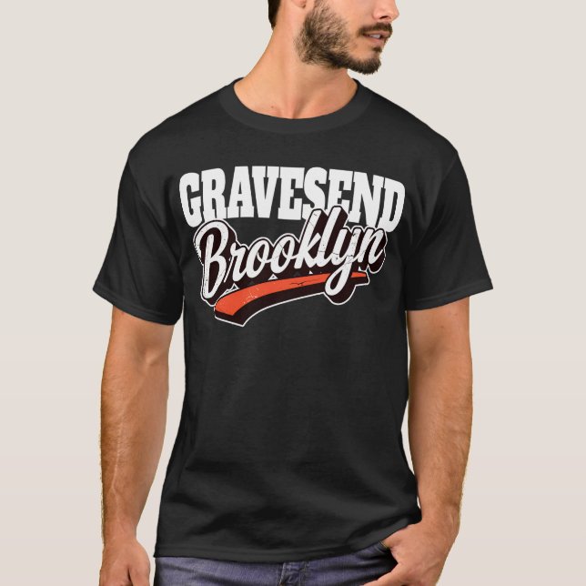 Gravesend Brooklyn T Shirt (Framsida)