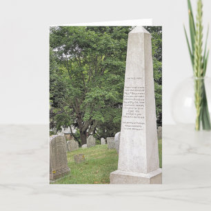 Gravesite av regulatorn William Bradford Helgkort