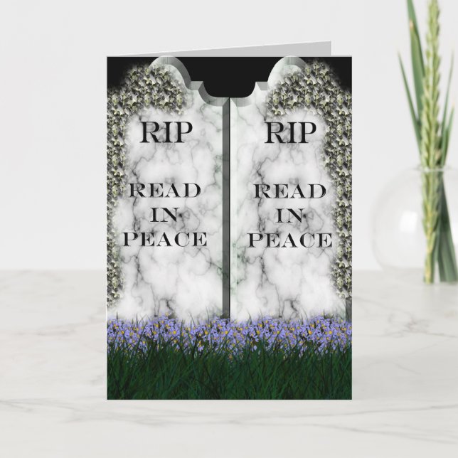 Gravestone Bookmark-kort Kort (Framsida)