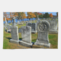 Gravestone Dish Towel