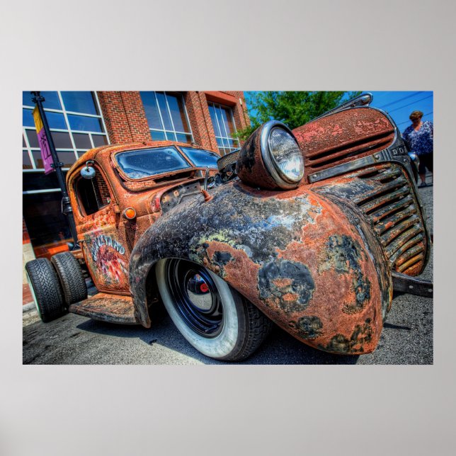 Graveyard Anpassningsbar Råtta Dodge Poster (Framsidan)