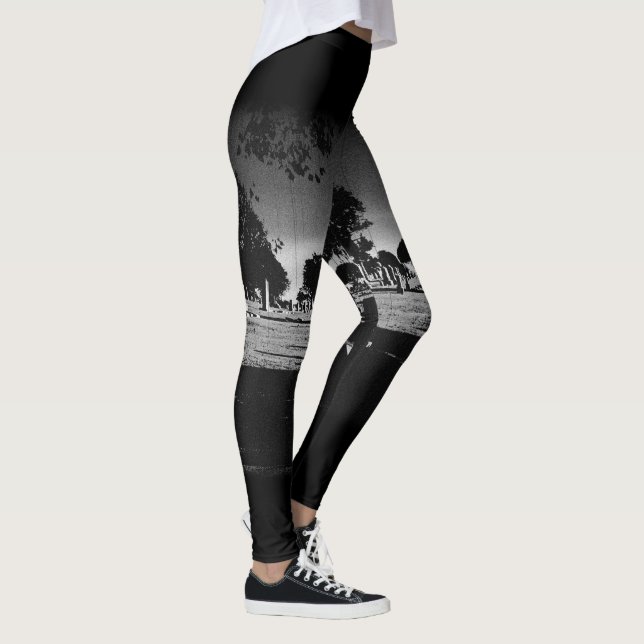 Graveyard Art Leggings (Höger)