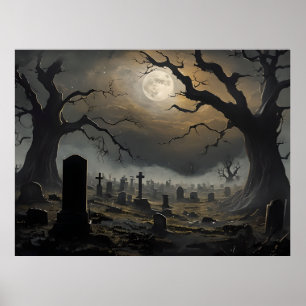 Graveyard Dawn - Poster hemkyrkogård