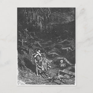 Graveyard Dead-vykort Vykort