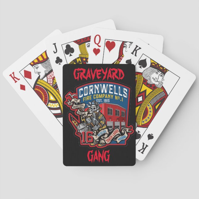 Graveyard Gang Cards Casinokort (Baksidan)