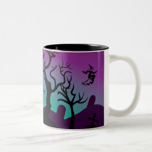 Graveyard Halloween anpassningsbar mugg