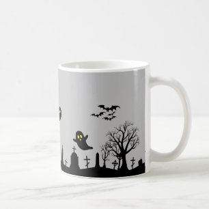 Graveyard Halloween Mugg
